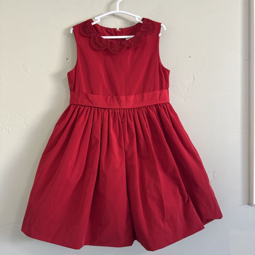 Neiman Marcus Jason Wu 4T Red Dress Fancy Full Skirt Bow Wedding Party